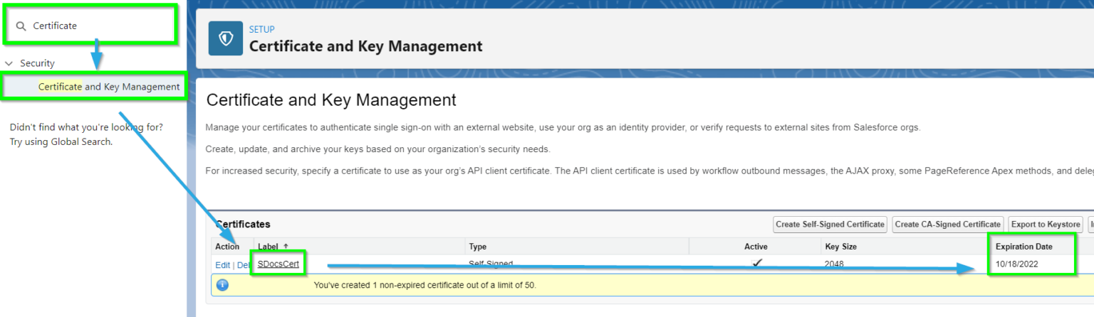 My Self-Signed Certificate Is Expired – S-Docs Knowledge Base