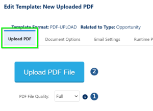 Create PDF-Upload Templates – S-Docs Knowledge Base
